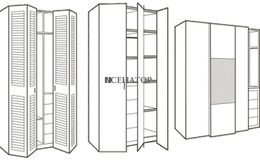 Шкафы-купе: виды, типы конструкций, материал изготовления, инструкция по сборке