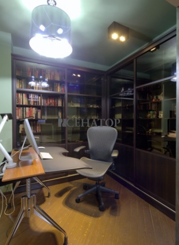 Библиотека в стильный кабинет