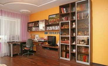 Компьютерный стол и книжный шкаф для ребенка